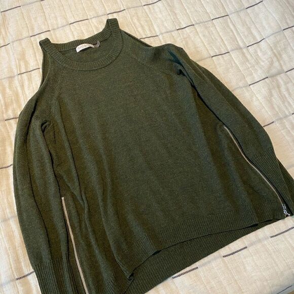 Ramy Brook Cold Shoulder Side Zipper w Sheer Panel - Picture 6 of 6